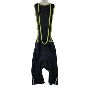 CO-OP Cycles Bib Padded Cycling Shorts Men's SMALL Reflective Pull on Black